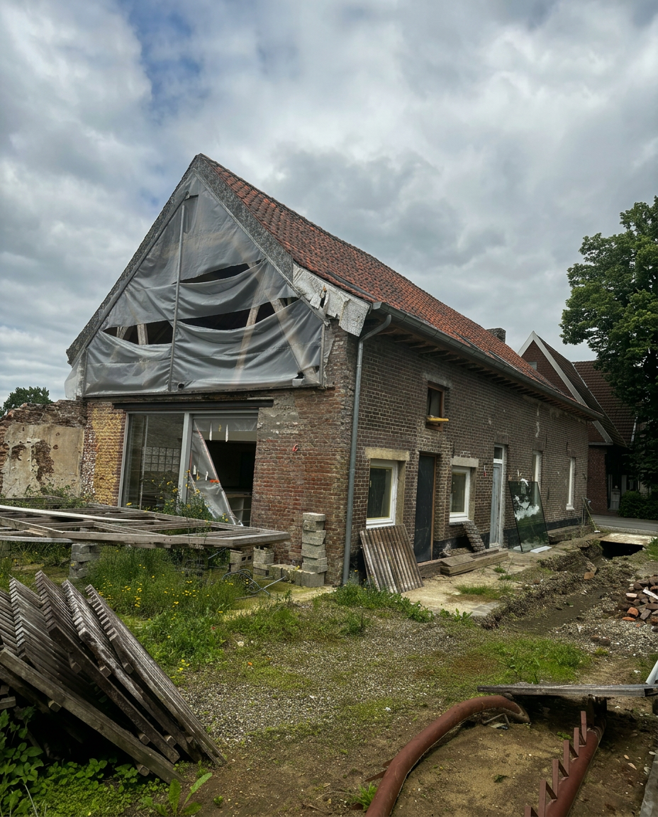 Woning voor de renovatie, energielabel E